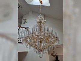 Lustr Marie Terezie ve stylu starofrancouzských křišťálových lustrů Baccarat