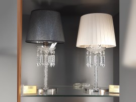 Moderní stolní lampy Baccarat se stínidly